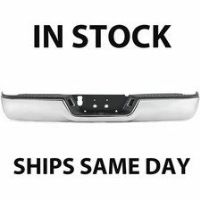 VRC Chrome Rear Bumper For 10-12 Ram 2500 09-18 Ram 1500 w/o Sensor Hole 1-Piece picture