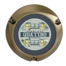 Lumitec SeaBlaze Quattro LED Underwater Light - Dual Color - White/Blue picture