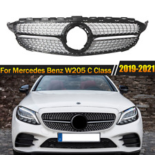 Dia-monds Front Grille For Mercedes Benz C-Class W205 2019-21 C250 C300 C43 AMG picture