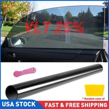 Uncut Dark Window Tint Film VLT 25% For Car Home Office Truck Glass 20