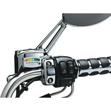 Kuryakyn LED Battery Gauge - Chrome - 2