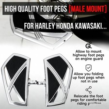 Front Floorboards Foot Pegs Pedal For Honda VT600 VT750 VT1100 VT1300 VTX1800 picture