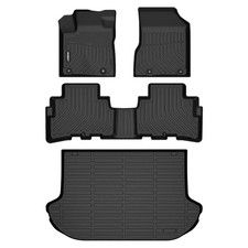 GINOWY-Floor Mats & Cargo Liner for Nissan Murano 2017.5-2024, TPE All Weather. picture
