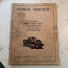 Dodge Manual: M-Series, WDX/WM300 And The 3/4 Ton WW2 picture
