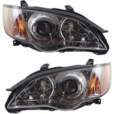 Headlights Headlamps Left & Right Pair Set for 08-09 Subaru Legacy picture