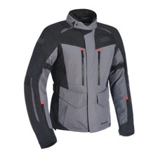 Oxford Advanced Continental Tech Gray Motorcycle Jacket Men's Size LG picture