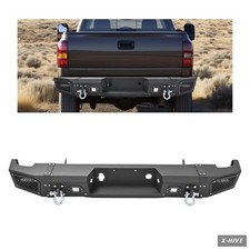 1 Bumpers KUAFU rear Bumper 3Pcs Compatible 2011-2014 Silverado GMC Sierra Steel picture