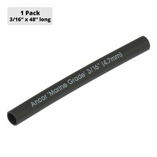 Ancor 302148 Adhesive Lined Heat Shrink Tubing (ALT), Black, 3/16