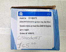 TaoTao GY6 Ignition Switch Key Lock Gas Tank Cap Set for 49cc Scooters picture