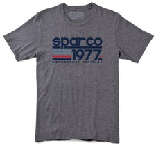 SPARCO For Vintage 77 Classic Gray T-Shirt - Men's Medium Racing Apparel picture