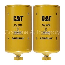 2PCS 175‑2949 Fuel Water Separator For CAT C15 High Efficiency Heavy‑Duty US picture