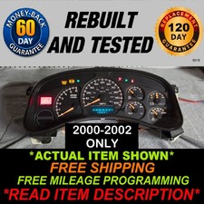 2000-2002 Silverado Sierra Tahoe Suburban Yukon Avalanche Gauge Cluster picture