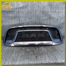 2013-2018 RAM 1500 Front Grille Chrome Surround Black Mesh w/ RAM Letters OEM picture