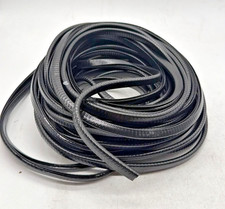65.6FT U Channel Rubber Edge Trim Seal Car Door Weatherstrip Black 20M picture