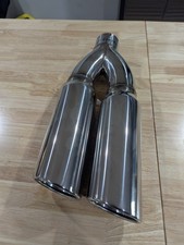 DT-30038DS DUAL DOUBLE WALL SIDEWAYS STAINLESS EXHAUST TIP 3
