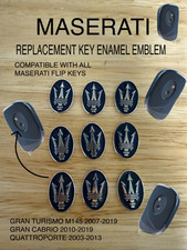 Maserati Quattroporte GranTurismo GranCabrio Replacement Key Emblem M139 M145 picture