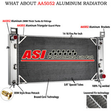 2 Row Aluminum Radiator For 1999-2011 Chevy Silverado Sierra 1500 2500 GMC Yukon picture