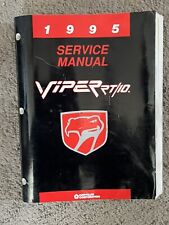 1995 Dodge Viper RT/10 Factory Shop Dealer Service Repair Manual Book picture