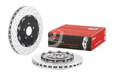 Brembo Front Left or Right Brake Disc Rotor Drilled Floating 365mm For Audi RS4 picture