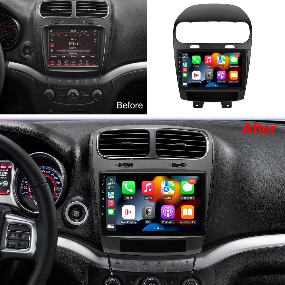 For 2012-2020 Dodge Journey Apple Carplay Car Stereo Radio GPS Android 15 2+64GB For 2012-2020 Dodge Journey Apple Carplay Car Stereo Radio GPS Android 15 2+64GB