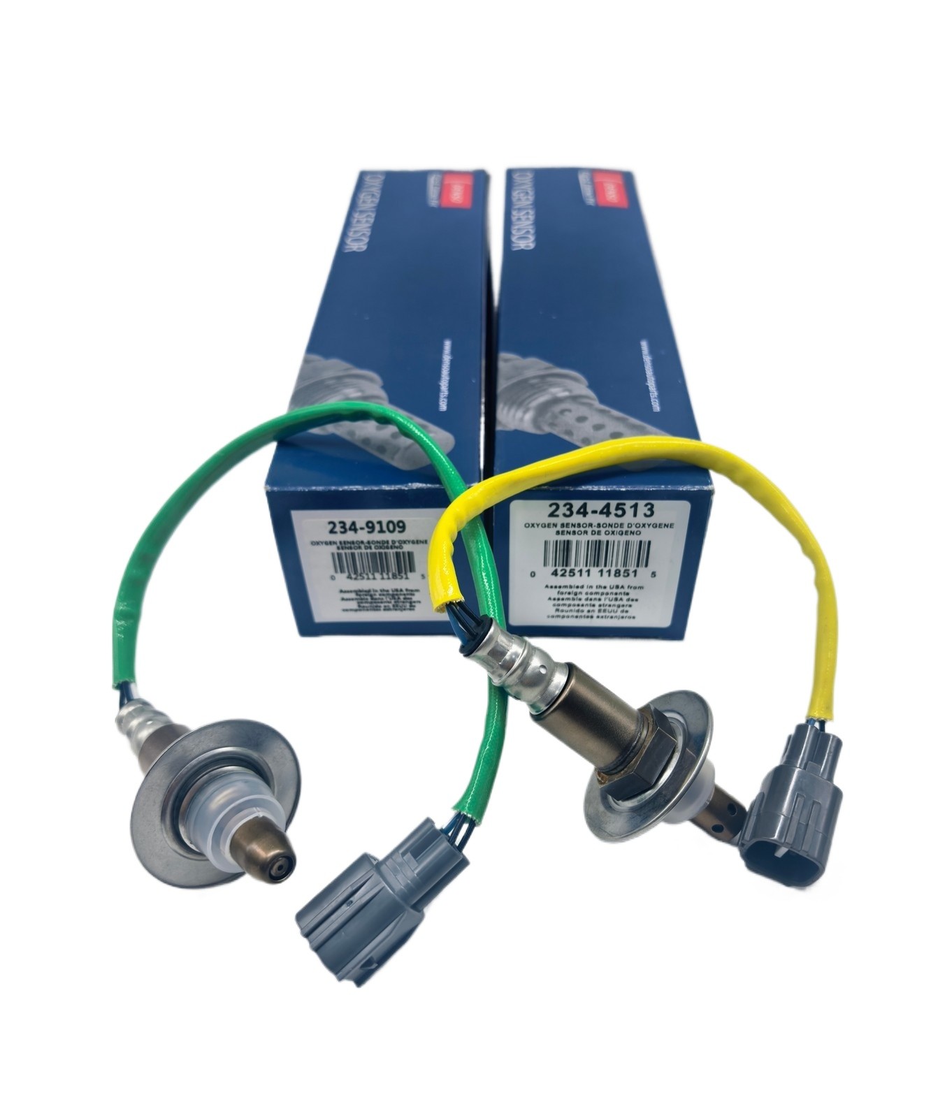 2Pcs DENSO Up+Down Oxygen Sensor For Subaru Forester Impreza 2.0L 2.5L H4