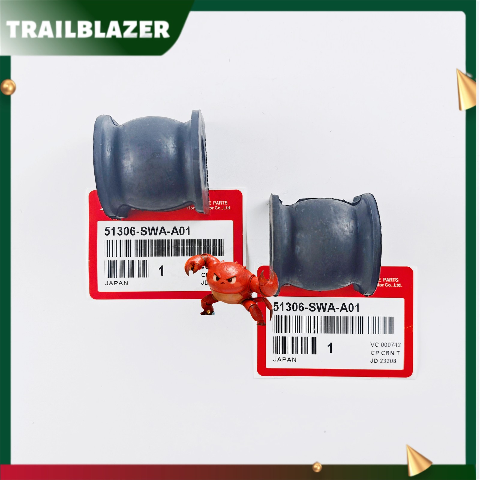 NEW Front Sway Stabilizer Bar Bushing 51306-SWA-A01 For 2007-16 Honda CR-V 2.4L 