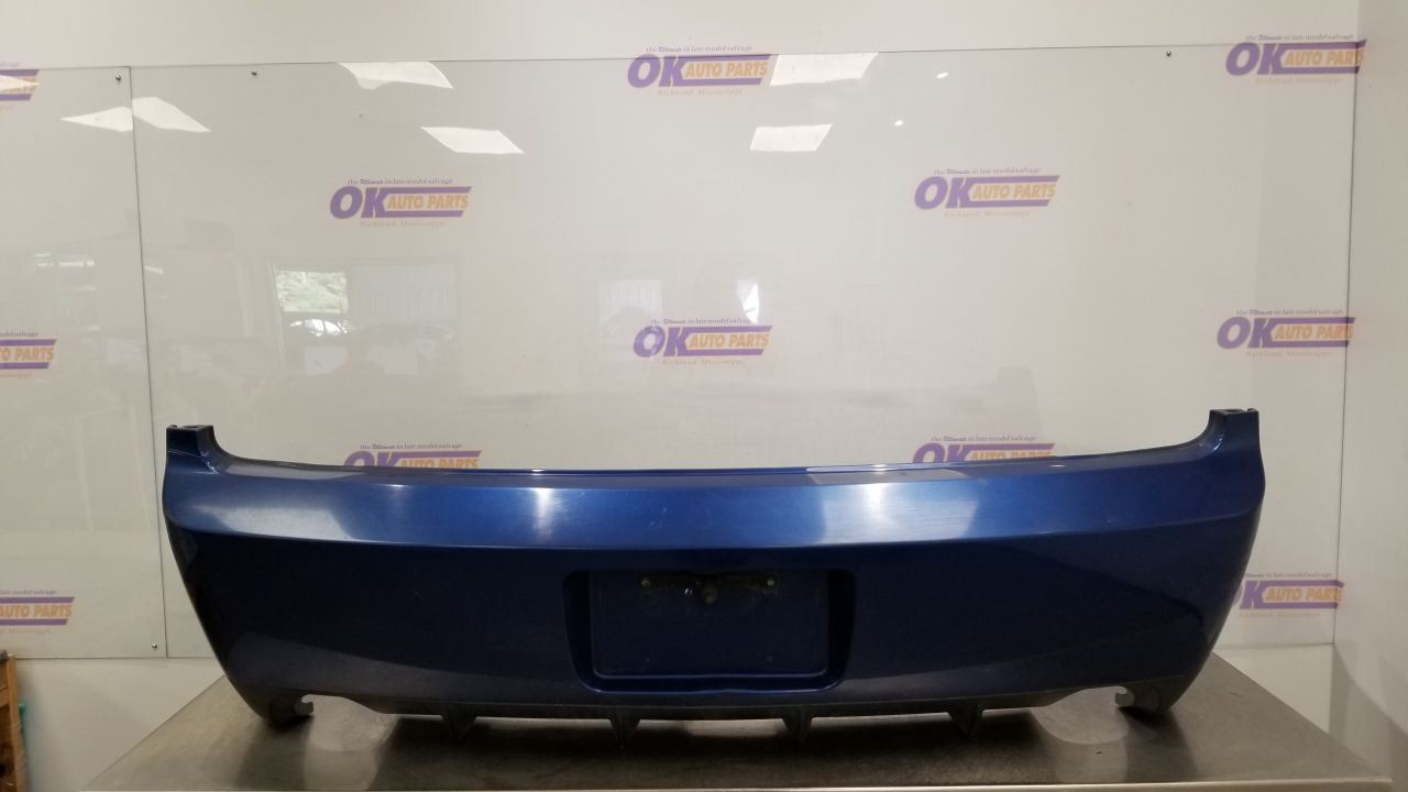 08 FORD MUSTANG SHELBY GT500 REAR BUMPER ASSEMBLY BLUE