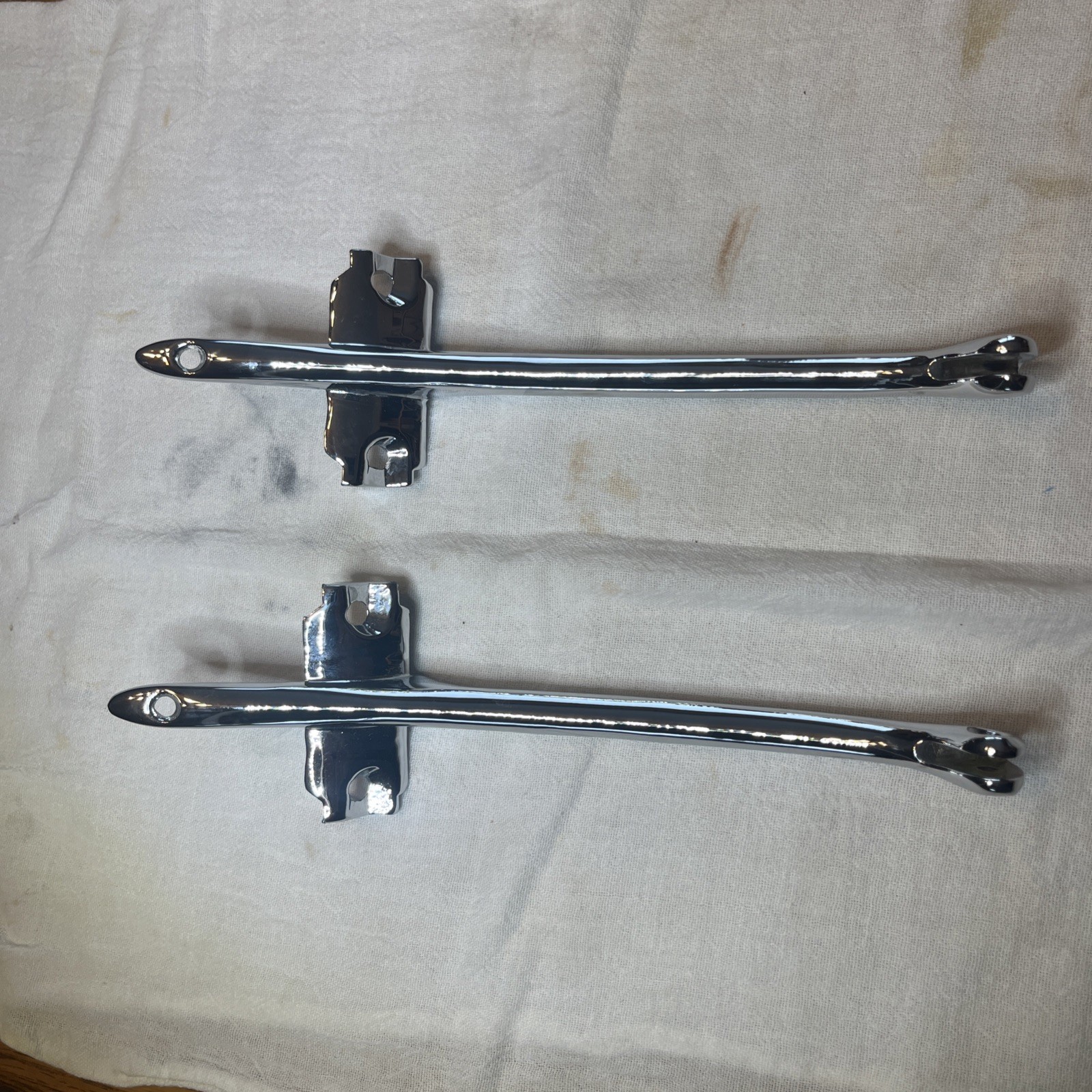 1961-1964 Full Size GM Chevy Bel Air Impala Two Chrome Interior Mirrors Mounting