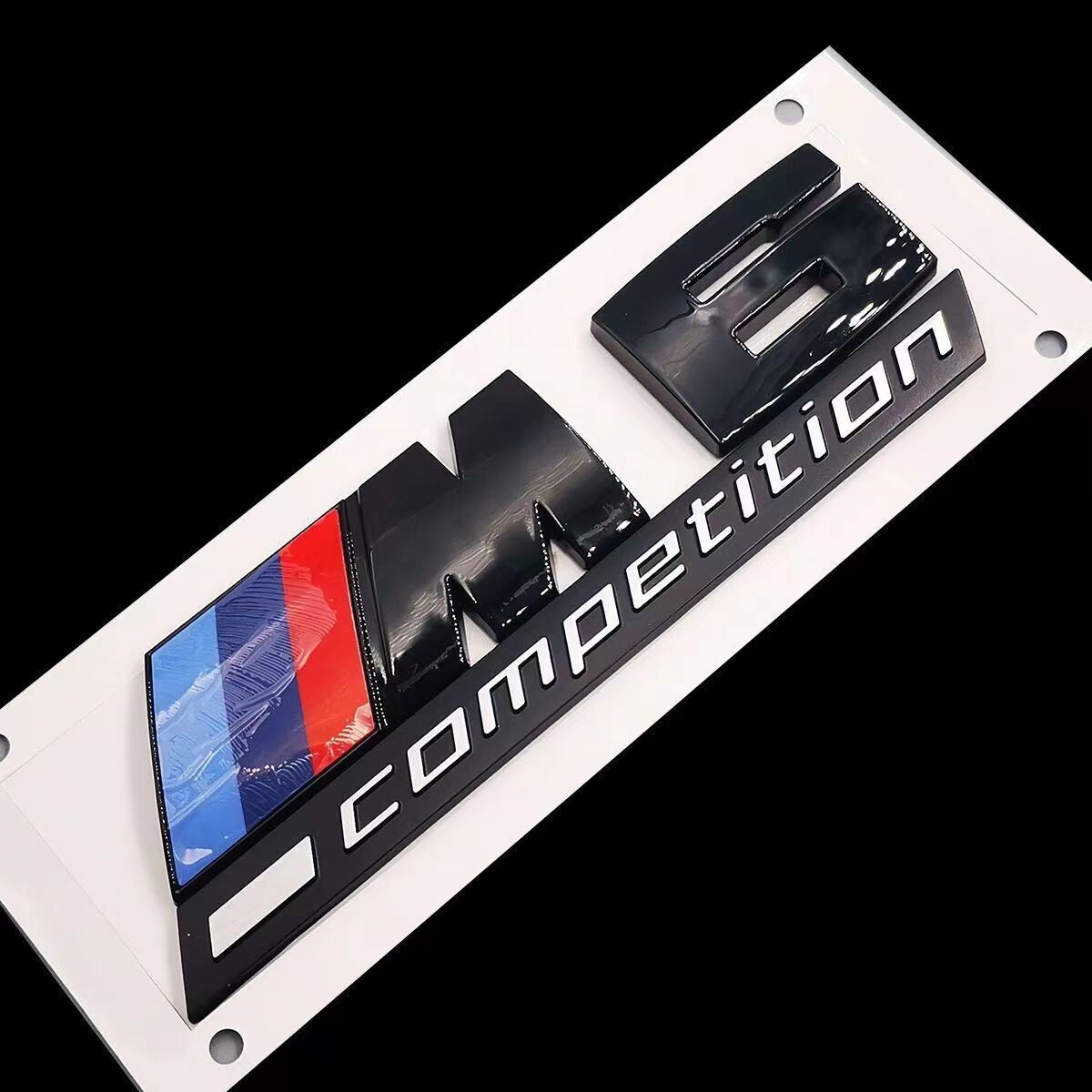 FOR 6 Series Gloss Black Emblem M6 COMPETITION Number Letters Rear Trunk Badge