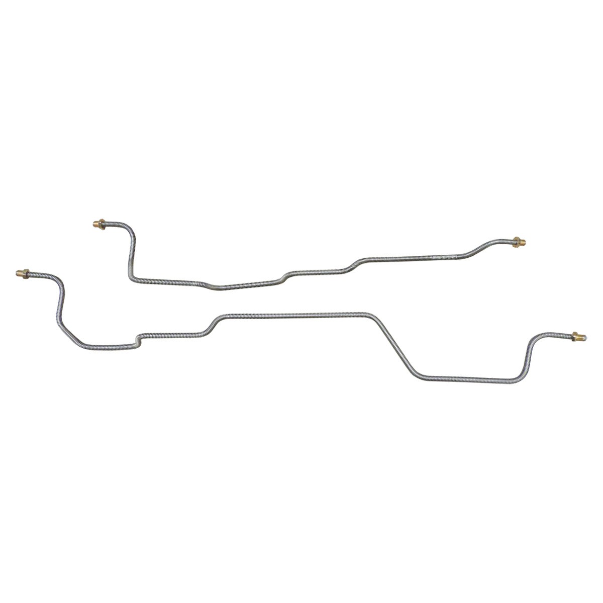 1995-98 Chevrolet GMC Truck 2wd 1/2 Ton Rear Axle Brake Lines 2pc OE
