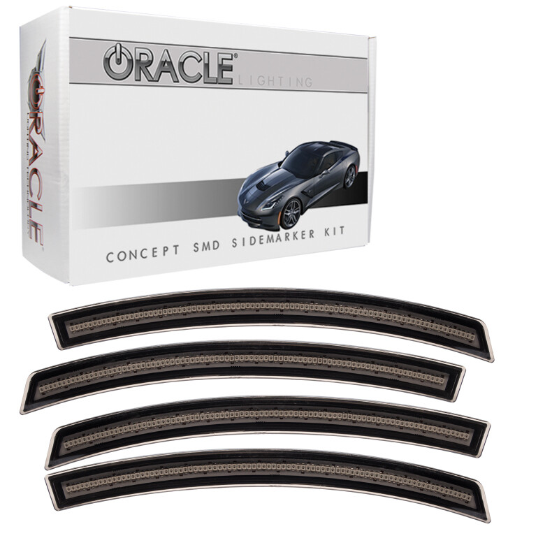 Oracle Chevrolet Corvette C7 Concept Sidemarker Set Tinted No Paint SEE WARRANTY