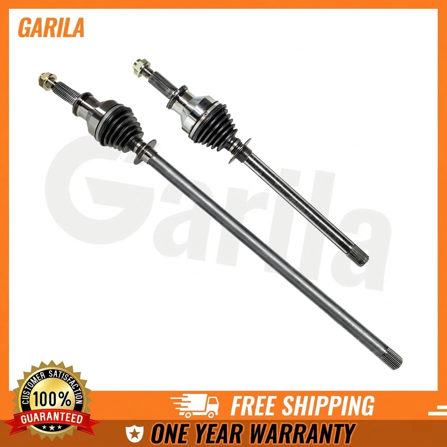 Garila Front Pair CV Axle Joint Shaft for 03-04 Land Rover Discovery 4.6L V8 AWD