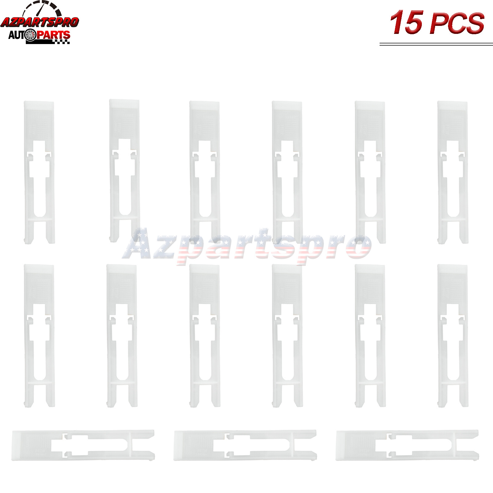 15pcs Headlight Mounting Retainer Clips 15281294 For 2006-2013 Chevrolet Impala
