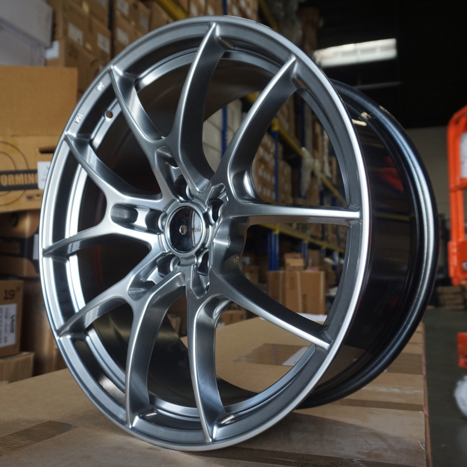 G025 RAYS Style Wheels Fits 5x114.3 Honda Subaru Lexus Acura Nissan 18x8 et35