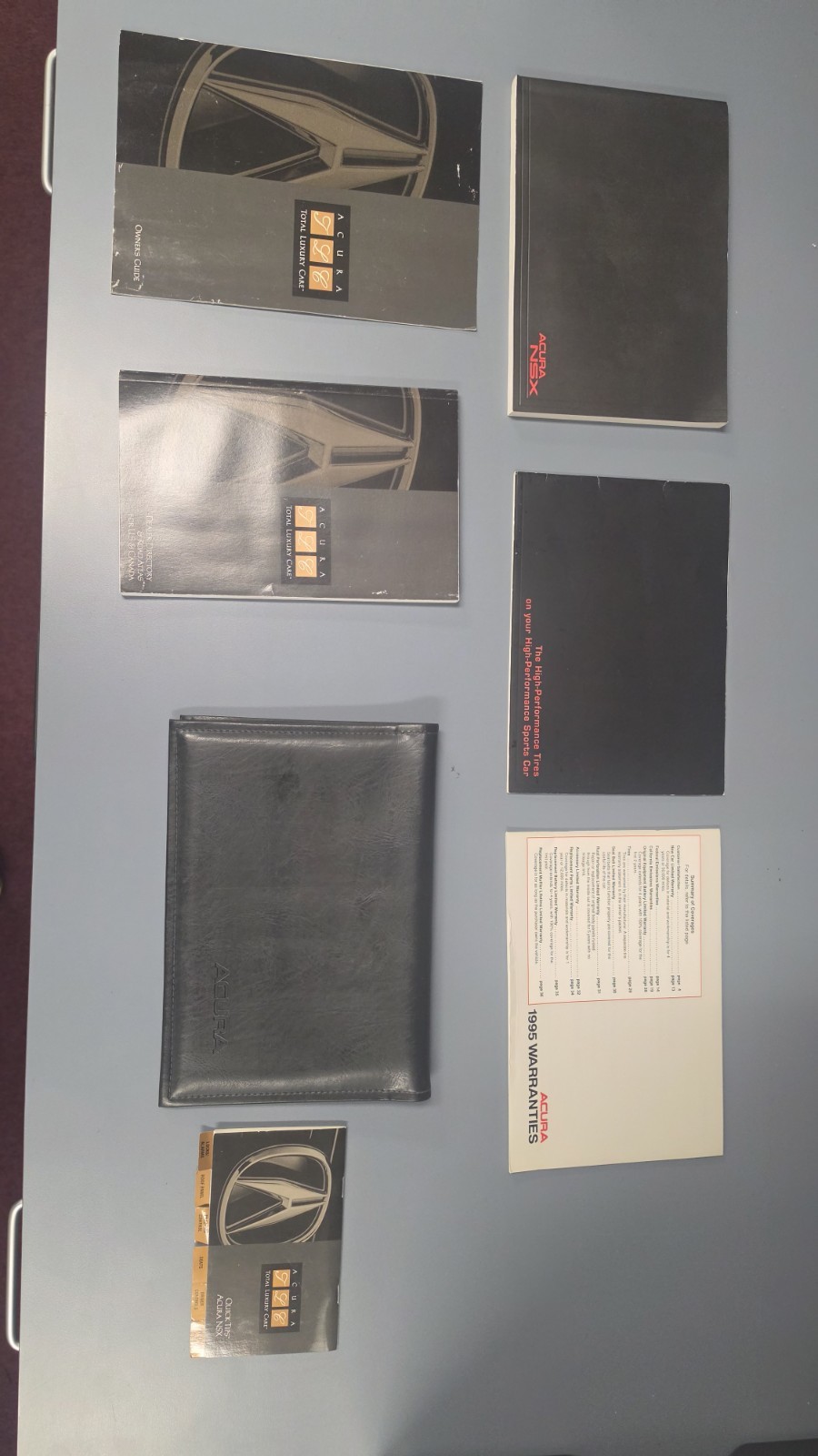 1995 Acura NSX Owners Manual Complete Set All Books 1995 Acura NSX Owners Manual Complete Set All Books