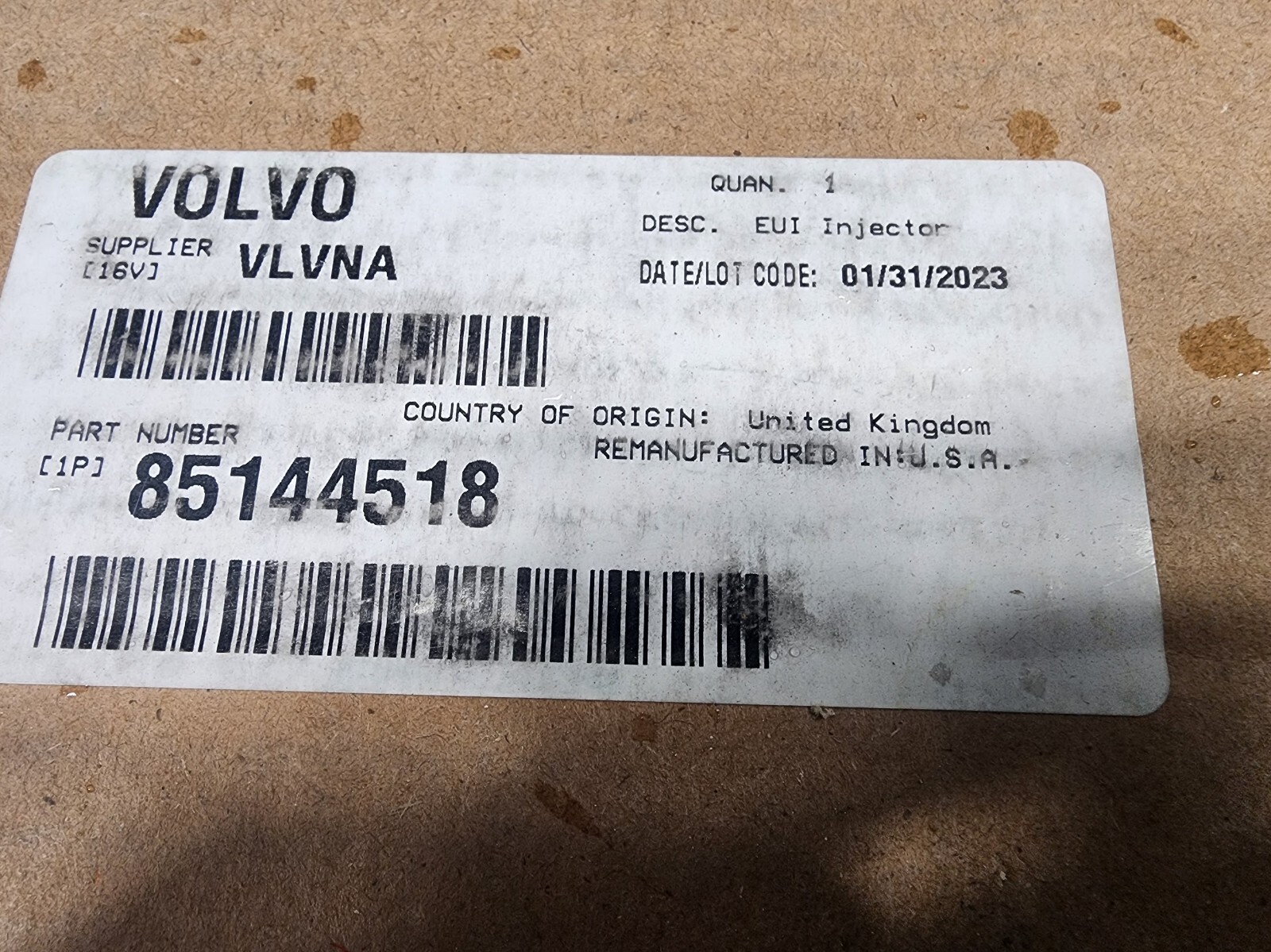 Brand new. Genuine OEM injectors Volvo D13 2015-16 kit 85144518 Brand new. Genuine OEM injectors Volvo D13 2015-16 kit 85144518