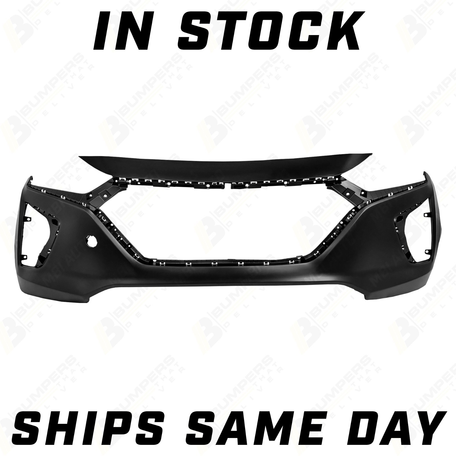 NEW Primered - Front Bumper Cover Replacement for 2017-2019 Hyundai Ioniq Hybrid
