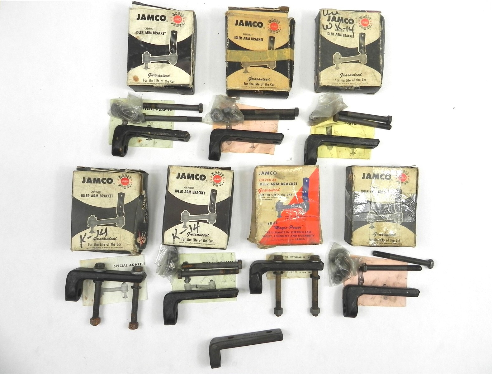 JAMCO LOT NORS 61-64 CHEVY CAR 63-66 CHEVY GMC TRK IDLER ARM BRACKET MOOG #K-14