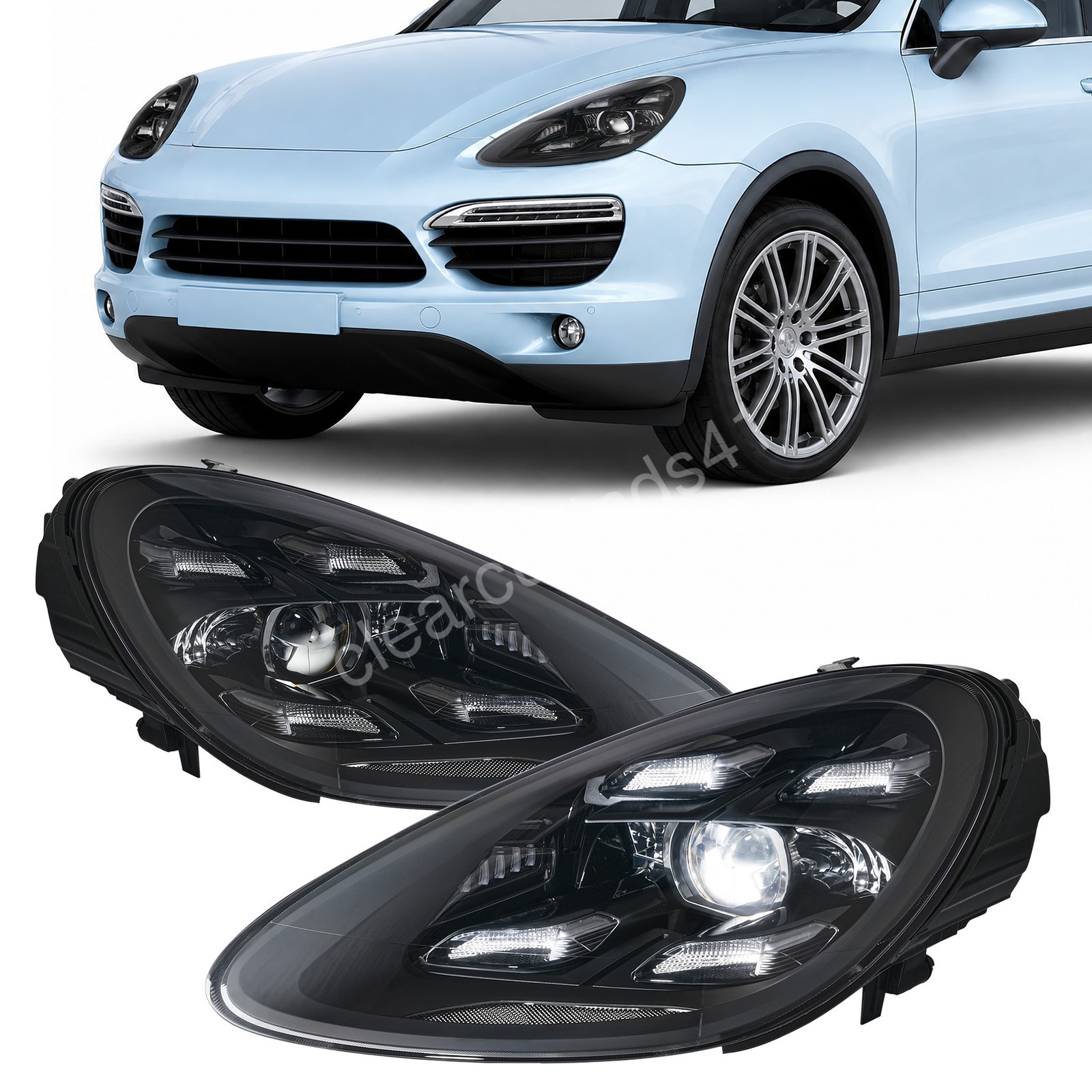 2023 PDLS Style Full LED Headlights Headlamps Pair for 2011-2014 Porsche Cayenne 2023 PDLS Style Full LED Headlights Headlamps Pair for 2011-2014 Porsche Cayenne