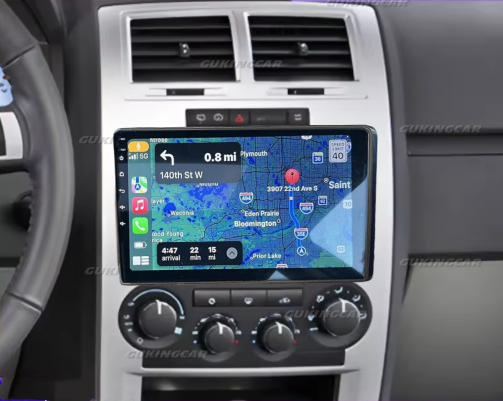 4+64G 10'' Car Radio For Dodge Charger 2008-2010 GPS NAVI BT Android 13 Carplay