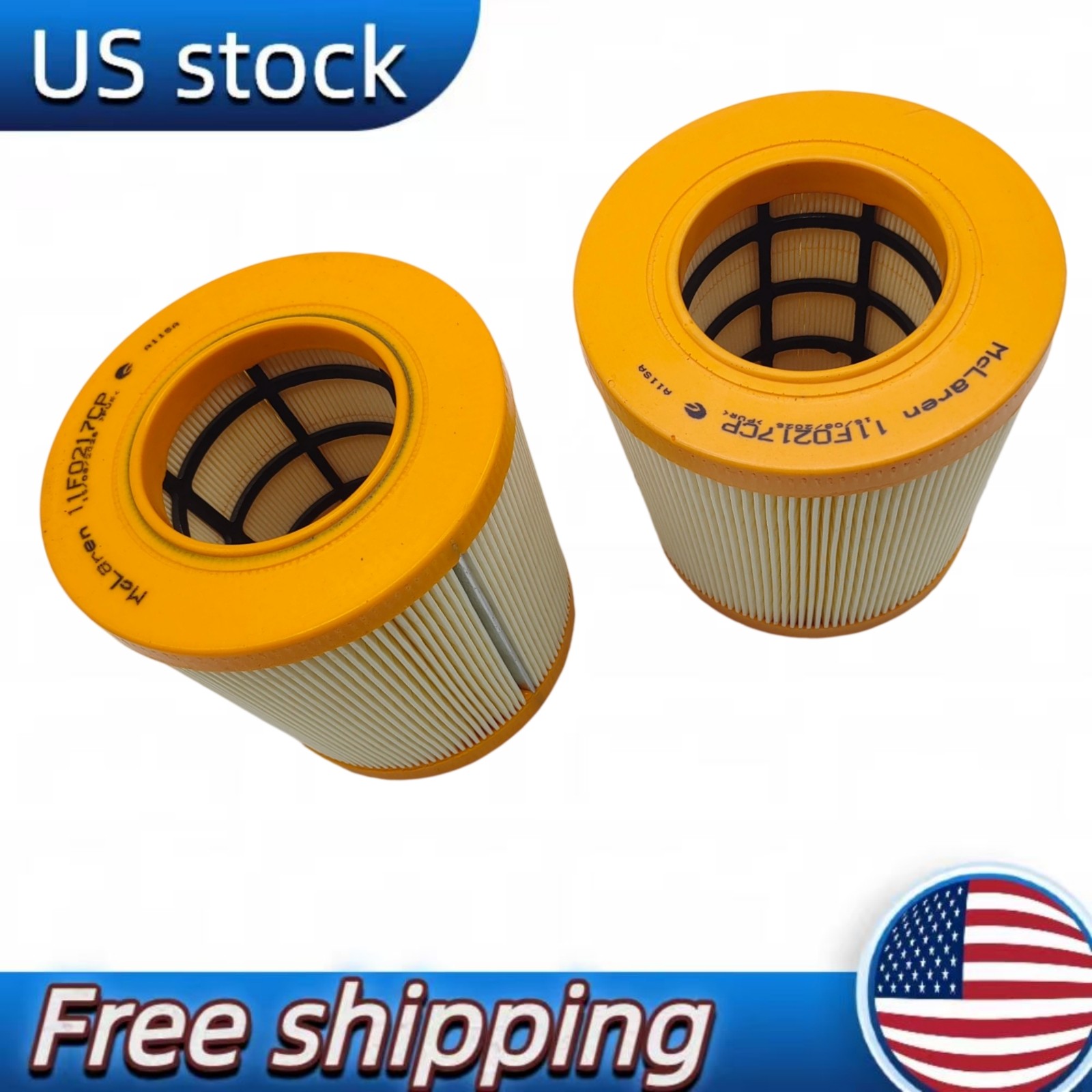2x Air Filter Kit New For McLaren MP4/570/650/675 3.8L V8 2011-2021 11F0217CP 2x Air Filter Kit New For McLaren MP4/570/650/675 3.8L V8 2011-2021 11F0217CP