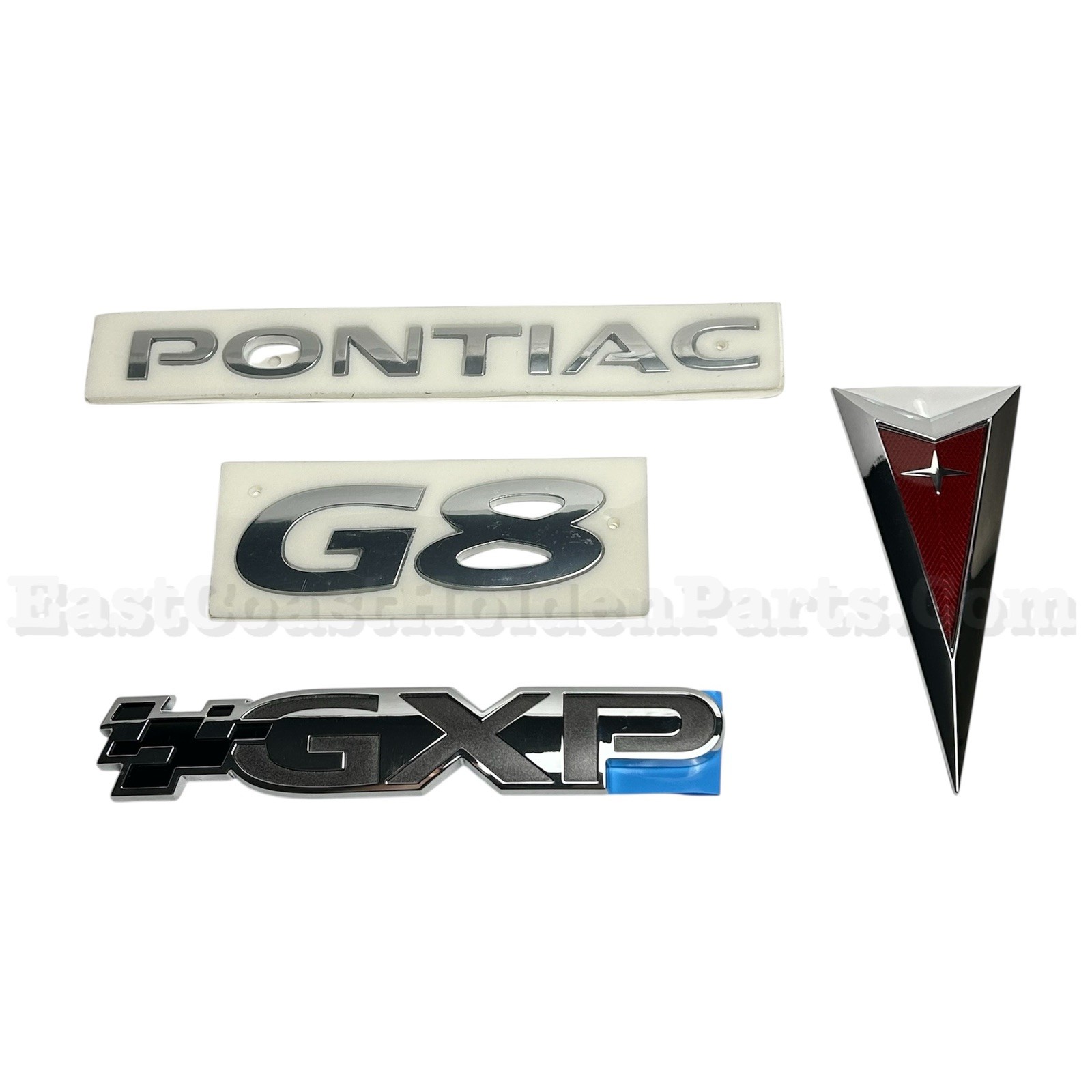 2009 Pontiac G8 GXP Trunk Emblem Kit OEM GM Genuine NOS 2009 Pontiac G8 GXP Trunk Emblem Kit OEM GM Genuine NOS