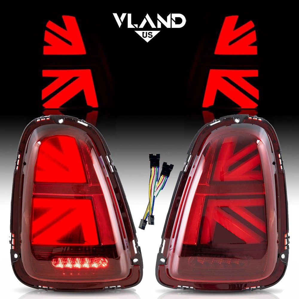 Fits 2007-2013 Mini Cooper R56 R57 R58 R59 FULL LED Red Tail Lights W/Animation Fits 2007-2013 Mini Cooper R56 R57 R58 R59 FULL LED Red Tail Lights W/Animation