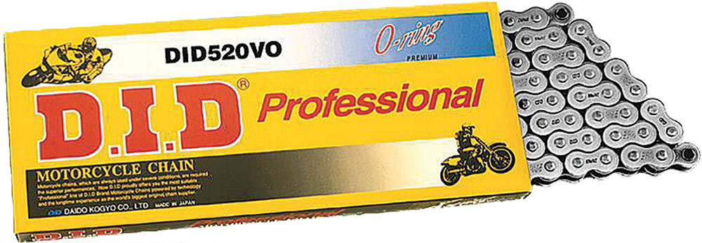 D.I.D 1987-2006 YFZ350 Banshee Yamaha PROFESSIONAL 520VO-120 CHAIN 520VOX120FB D.I.D 1987-2006 YFZ350 Banshee Yamaha PROFESSIONAL 520VO-120 CHAIN 520VOX120FB