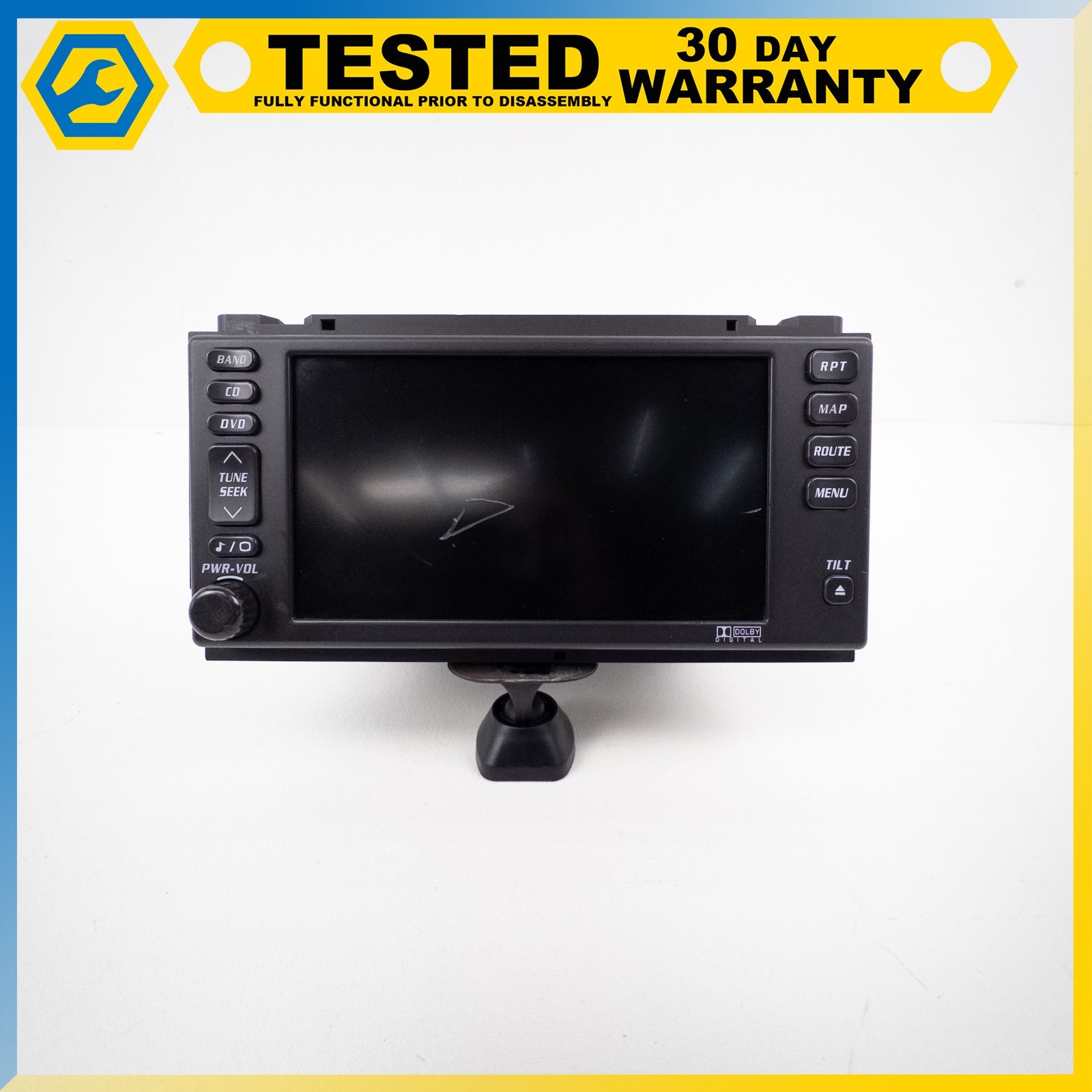 04-09 CADILLAC XLR FRONT COMMAND HEAD UNIT NAVIGATION RADIO CD BLACK OEM 04-09 CADILLAC XLR FRONT COMMAND HEAD UNIT NAVIGATION RADIO CD BLACK OEM