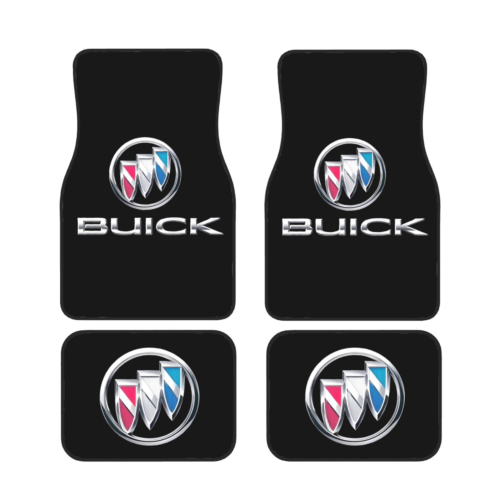 4 Piece Buick Car Front & Rear Floor Mat Set Non-Slip Carpet Mats 4 Piece Buick Car Front & Rear Floor Mat Set Non-Slip Carpet Mats