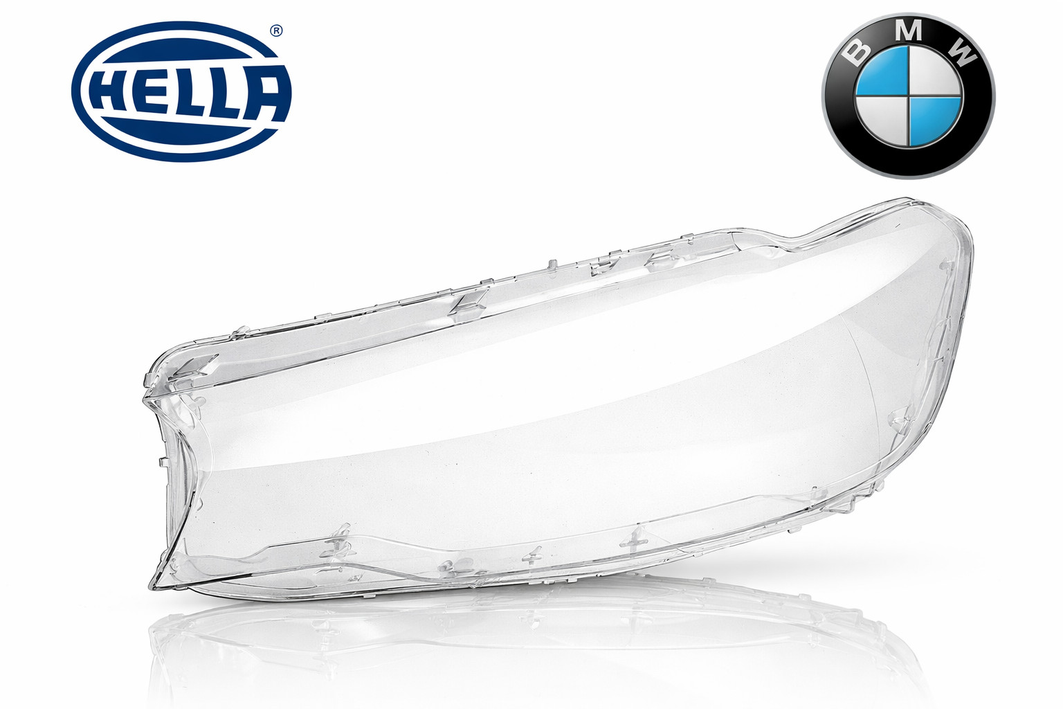 BMW G11 G12 7 Series Left Headlamp Lens Cover 16–19 OEM
