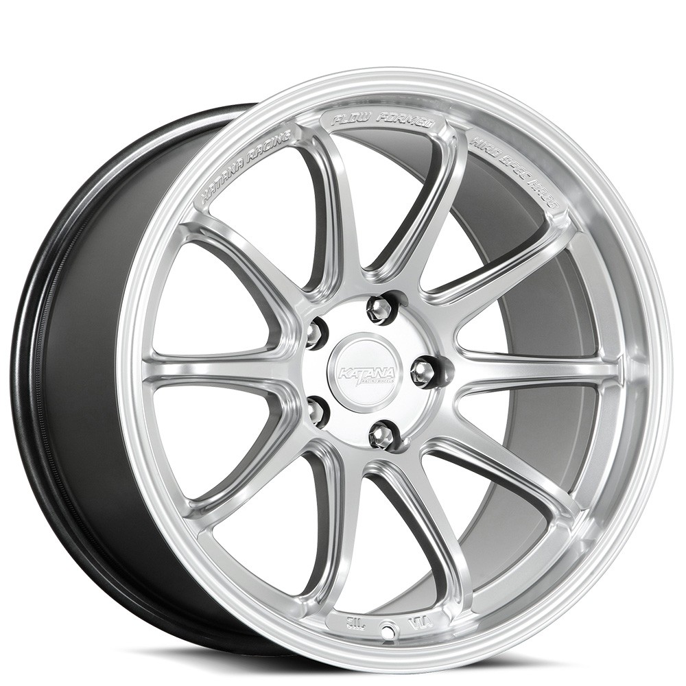 18x8.5/18x10.5 Katana Racing Wheels HR06 Hyper Silver Rims (4pcs) 18x8.5/18x10.5 Katana Racing Wheels HR06 Hyper Silver Rims (4pcs)