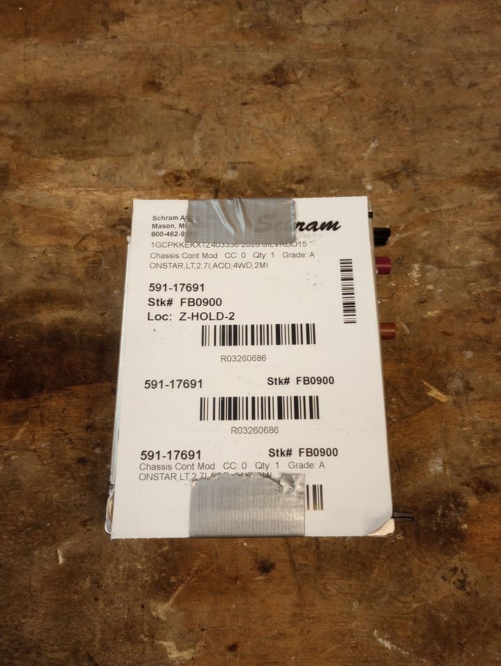 2021-26 Silvrdo15 Communication Control Module 86581706 3260686
