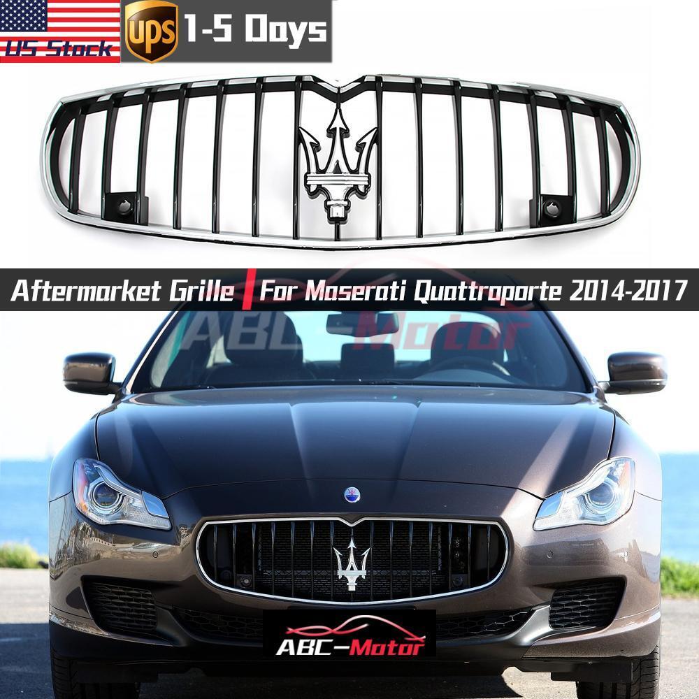 For Maserati Quattroporte Front Radiator Chrome Black Original Grill 2014 - 2017